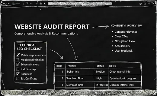 Website audit report